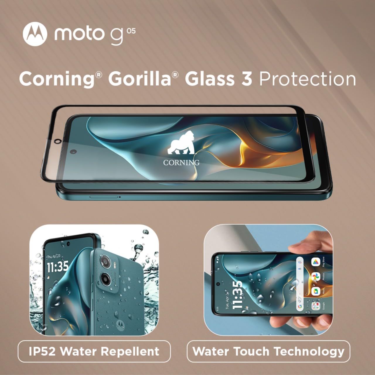 Motorola G05 4G (Forest Green, 4GB RAM, 64GB Storage) - Image 5