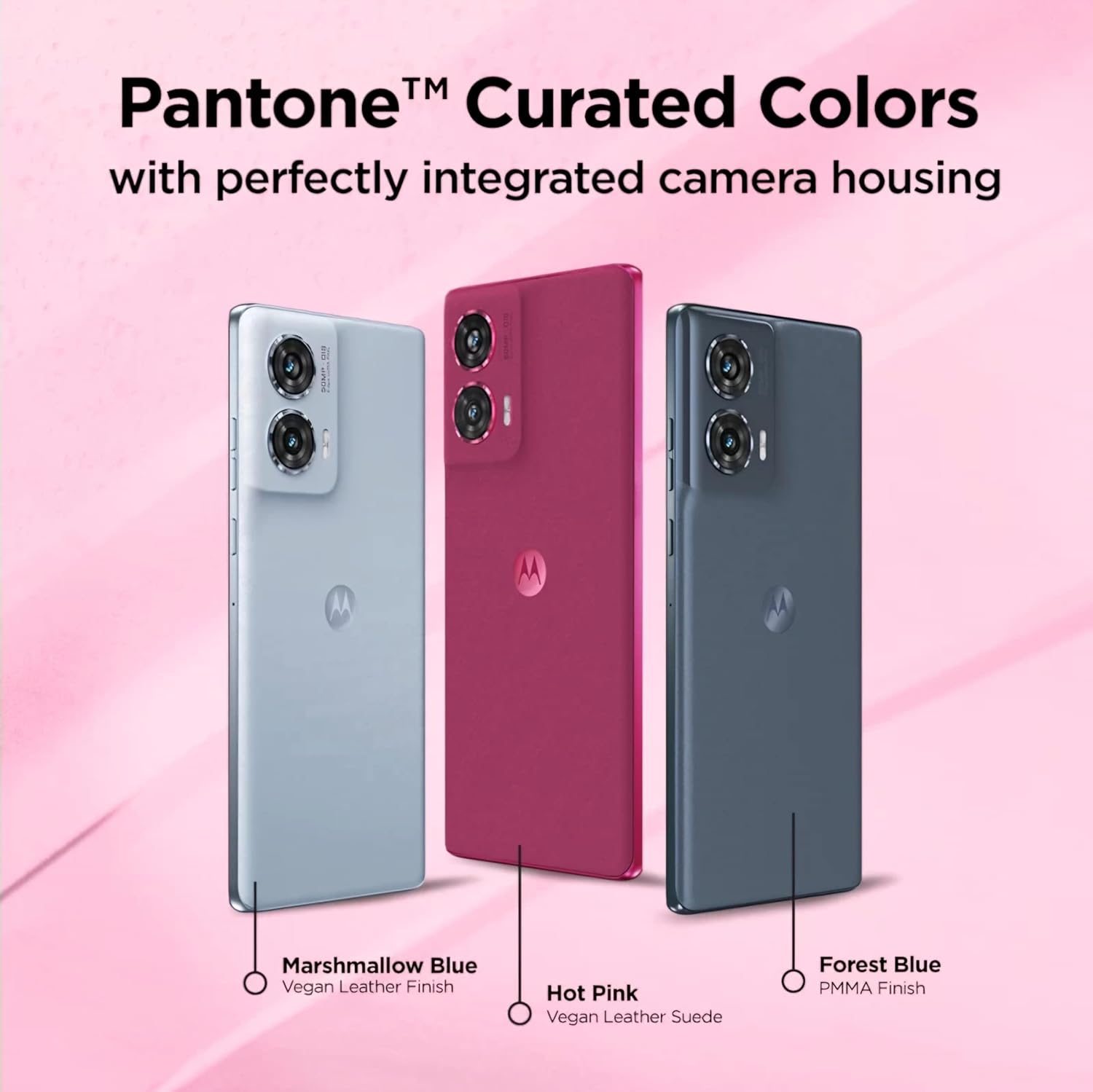 Motorola Edge 50 Fusion 5G (Hot Pink, 12GB RAM, 256GB Storage) - Image 2