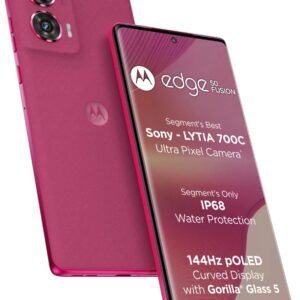 Motorola Edge 50 Fusion 5G (Hot Pink, 12GB RAM, 256GB Storage)