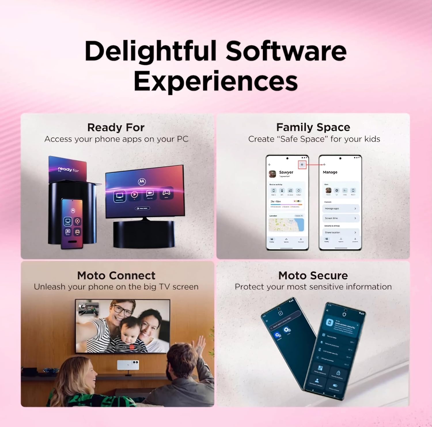 Motorola Edge 50 Fusion 5G (Hot Pink, 12GB RAM, 256GB Storage) - Image 6