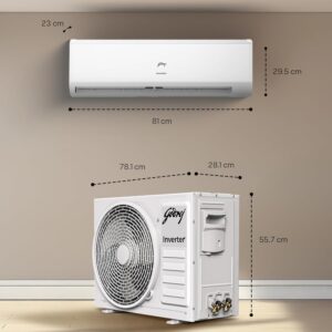 Godrej 1 Ton 5 Star, 5 Years Comprehensive Warranty, AI Powered, 5-in-1 Convertible Cooling